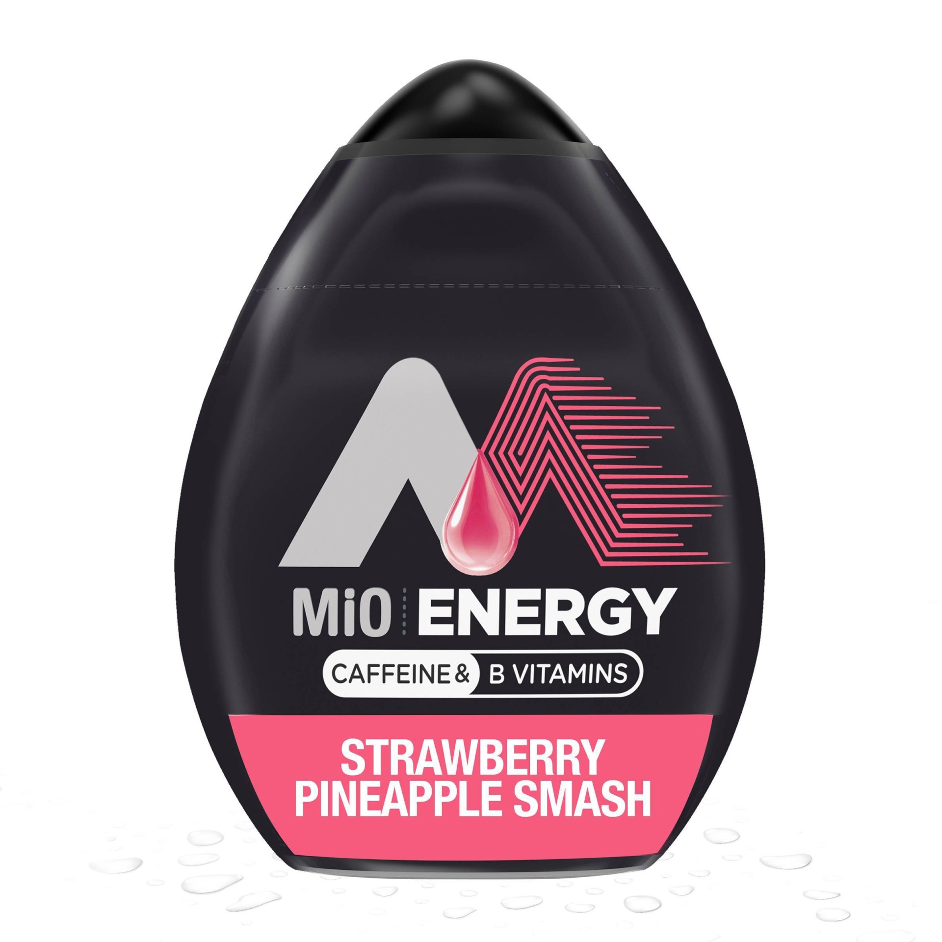 slide 1 of 10, MiO Energy Pineapple Strawberry Liquid Water Enhancer Bottle, 1.62 fl oz