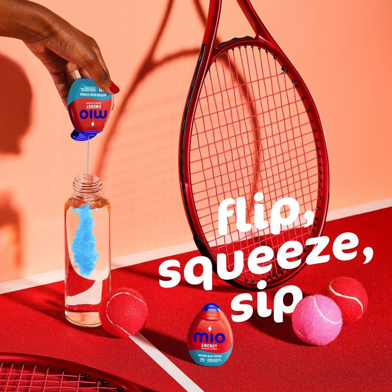 slide 10 of 11, MiO Energy Wicked Blue Citrus Liquid Water Enhancer - 1.62 fl oz Bottle, 1.62 fl oz