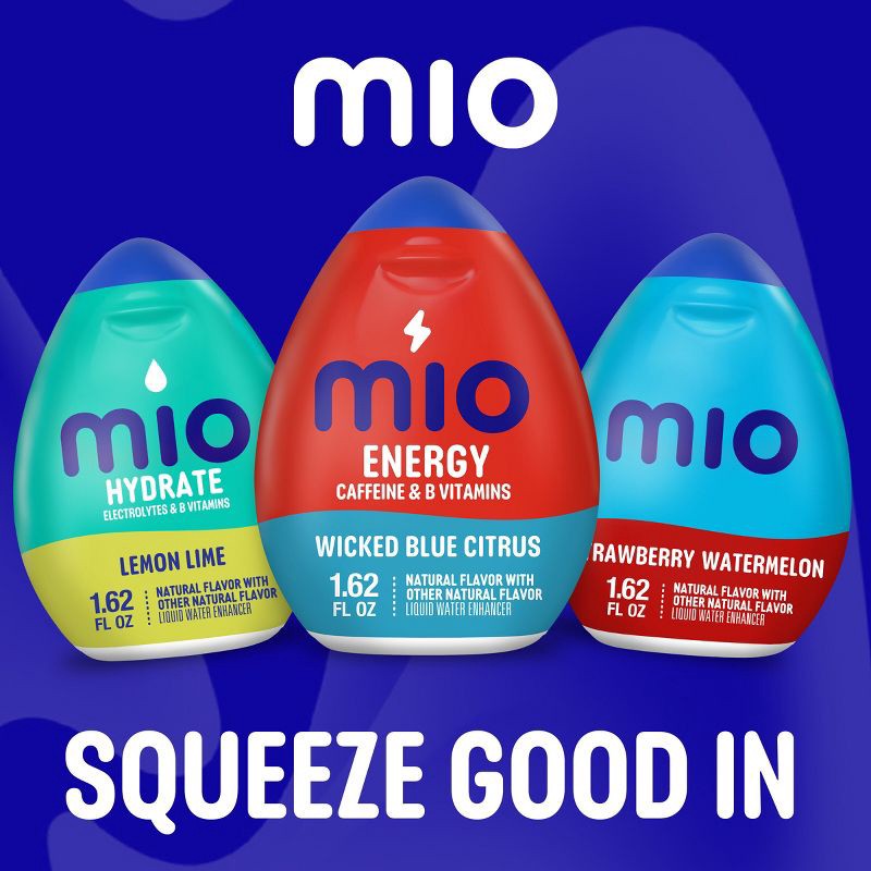 slide 11 of 11, MiO Energy Wicked Blue Citrus Liquid Water Enhancer - 1.62 fl oz Bottle, 1.62 fl oz