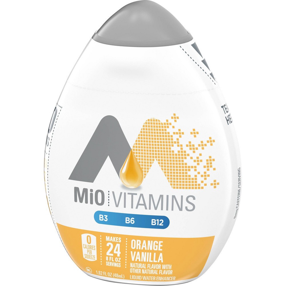 slide 10 of 12, MiO Orange Vanilla Liquid Water Enhancer - 1.62 fl oz Bottle, 1.62 fl oz