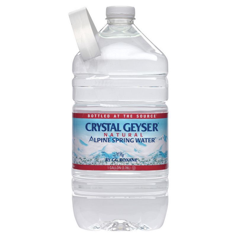 slide 1 of 5, Crystal Geyser Spring Water - 1gal (128 fl oz) Jug, 1 gal, 128 fl oz