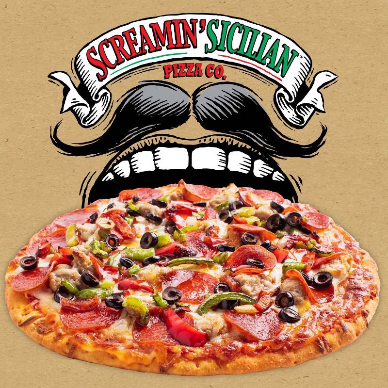 slide 4 of 4, Palermo's Screamin' Sicilian Supreme Frozen Pizza - 25oz, 25 oz