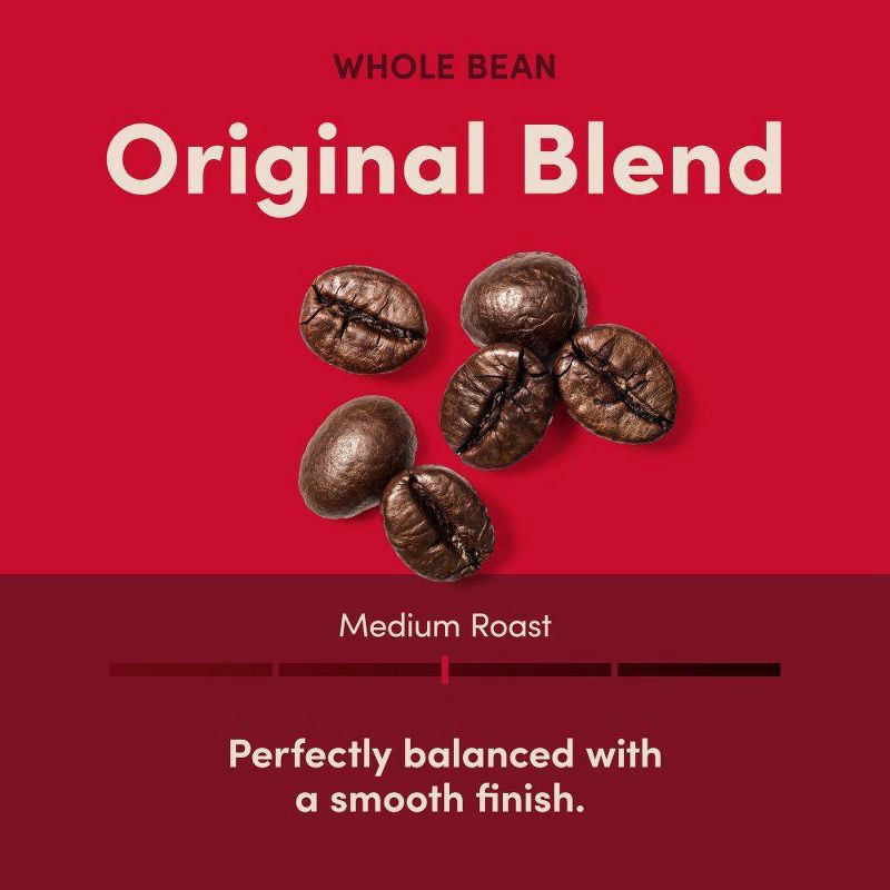 slide 2 of 6, Tim Hortons Medium Roast Whole Bean Coffee - 12oz, 12 oz
