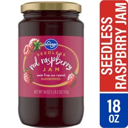 Kroger Seedless Red Raspberry Jam - 18 oz