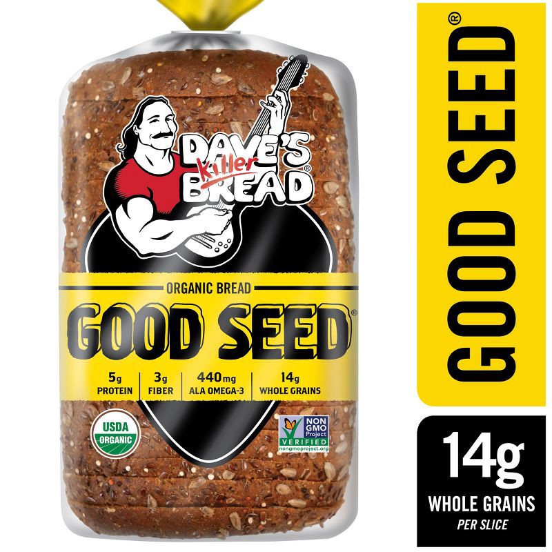 slide 9 of 16, Dave's Killer Bread Organic Good Seed Bread - 27oz, 27 oz