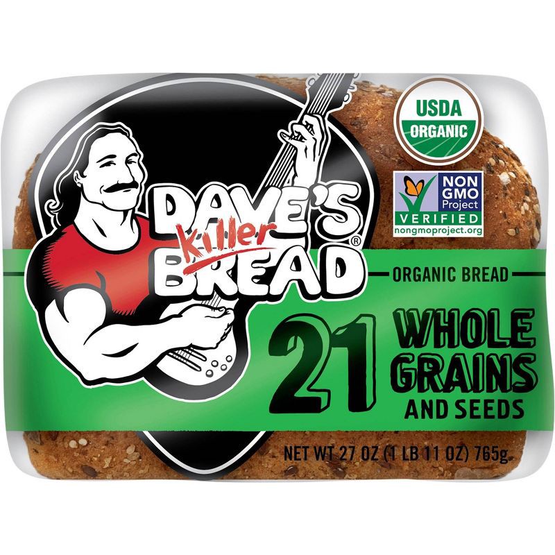 slide 7 of 7, Dave's Killer Bread Organic 21 Whole Grains and Seed Bread - 27oz, 27 oz