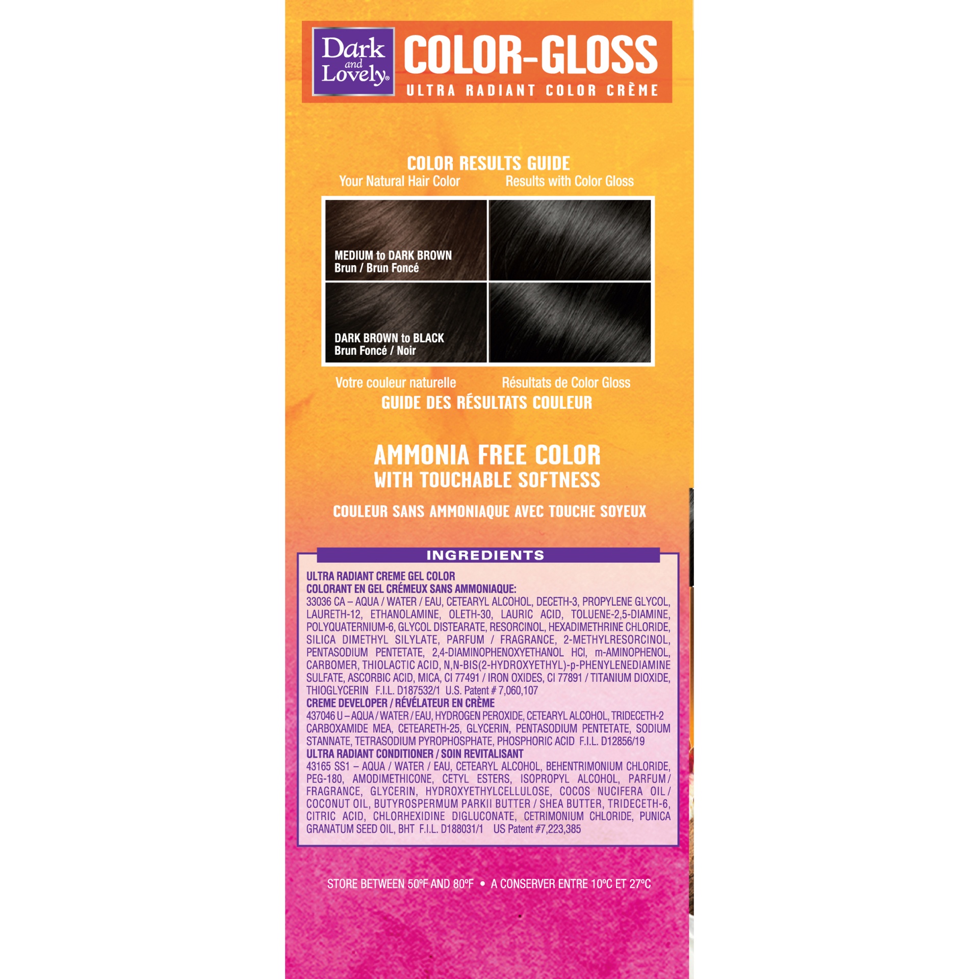 slide 6 of 8, Dark & Lovely Color Gloss Semi Permanent Hair Color - Jet Black, 1 ct