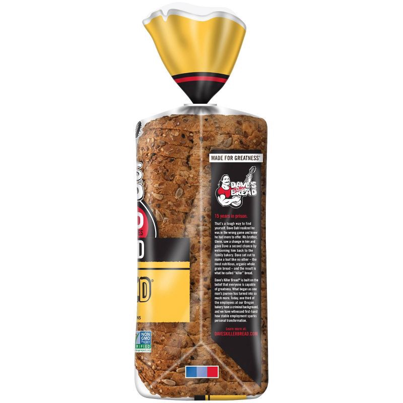 slide 3 of 8, Dave's Killer Bread Organic Thin Sliced Good Seed Bread - 20.5oz, 20.5 oz