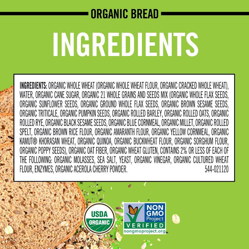 slide 3 of 11, Dave's Killer Bread Organic 21 Whole Grains and Seeds Bread - 20.5oz, 20.5 oz