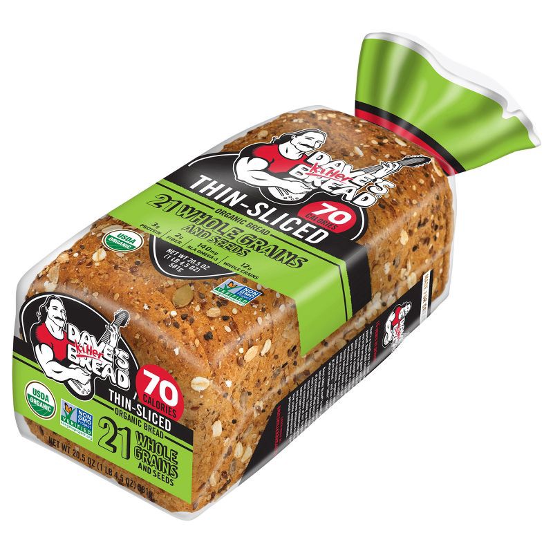 slide 4 of 9, Dave's Killer Bread Organic 21 Whole Grains and Seeds Bread - 20.5oz, 20.5 oz