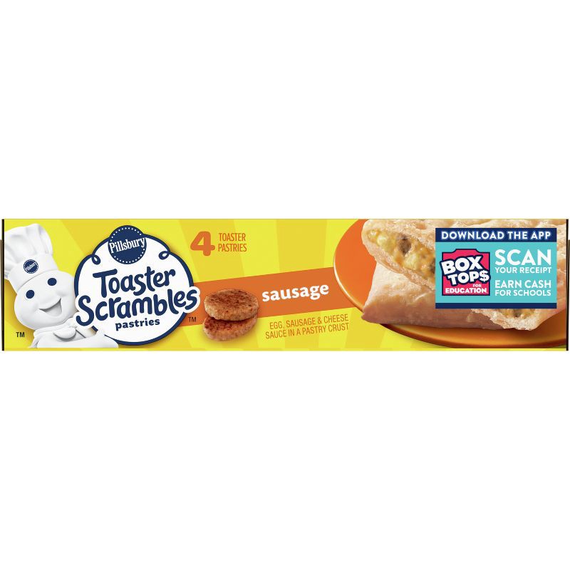 slide 7 of 10, Pillsbury Sausage Frozen Toaster Scrambles - 4pk/7.2oz, 4 ct; 7.2 oz