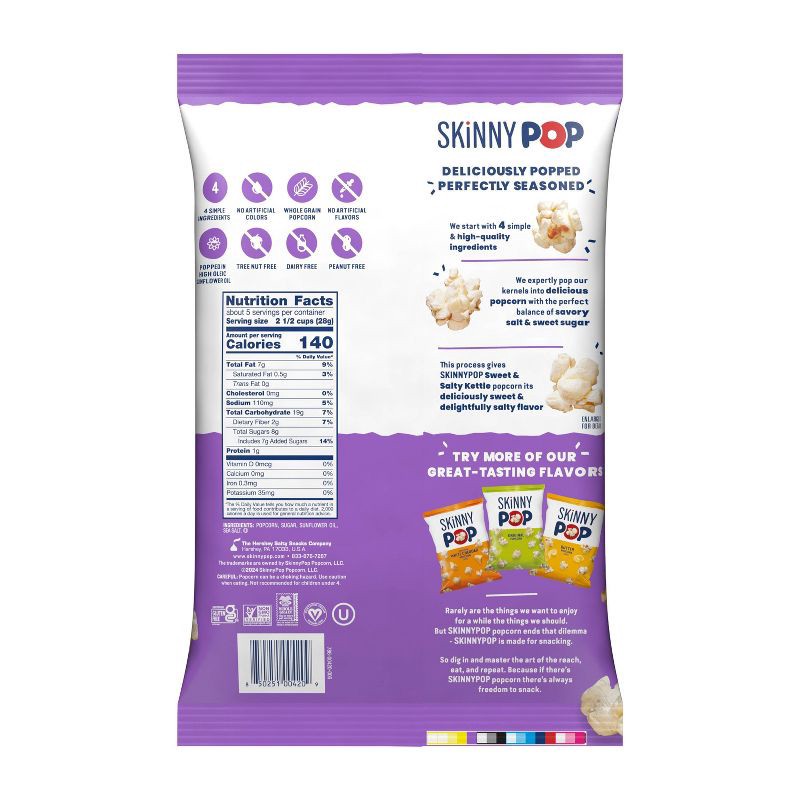 slide 2 of 6, SkinnyPop Sweet and Salty Kettle Popcorn - 5.3oz, 5.3 oz