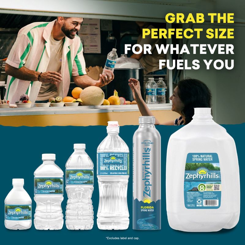slide 6 of 9, Zephyrhills Brand 100% Natural Spring Water - 12pk/12 fl oz Bottles, 12 ct; 12 fl oz