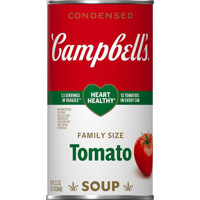 slide 1 of 12, Campbell's Condensed Family Size Healthy Request Tomato Soup - 23.2oz, 23.2 oz