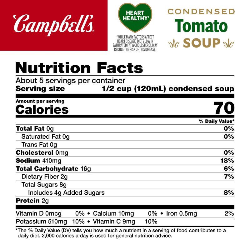 slide 6 of 12, Campbell's Condensed Family Size Healthy Request Tomato Soup - 23.2oz, 23.2 oz