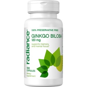 slide 1 of 1, Radiance Ginkgo Biloba Capsules, 100 ct; 120 mg