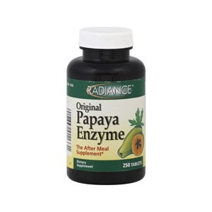 slide 1 of 1, Radiance Original Papaya Enzyme Tablets, 250 ct