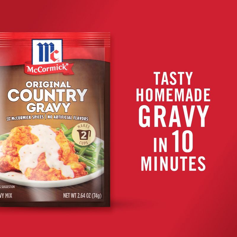 slide 3 of 20, McCormick Original Country Gravy Mix - 2.64 oz, 2.64 oz