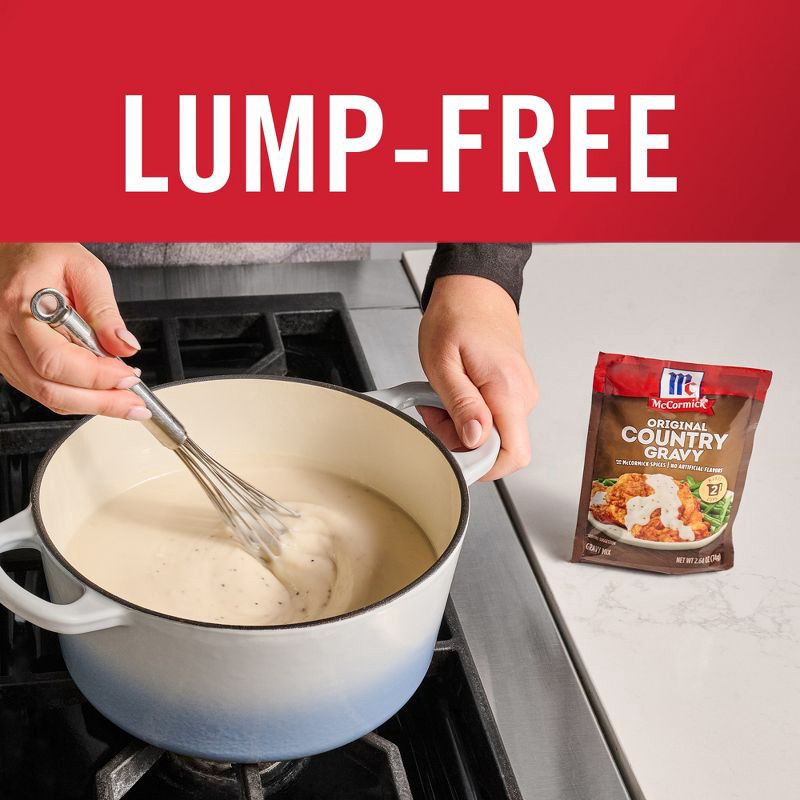 slide 13 of 20, McCormick Original Country Gravy Mix - 2.64 oz, 2.64 oz