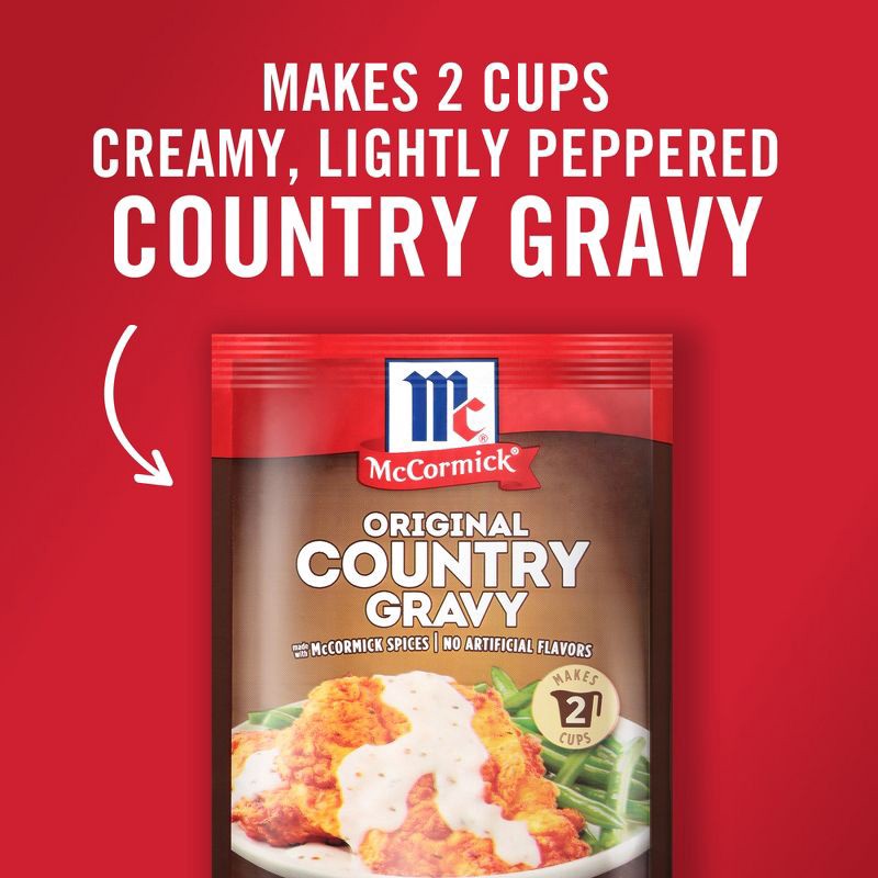 slide 17 of 20, McCormick Original Country Gravy Mix - 2.64 oz, 2.64 oz