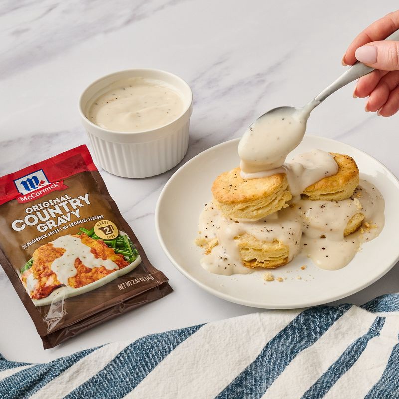 slide 8 of 20, McCormick Original Country Gravy Mix - 2.64 oz, 2.64 oz