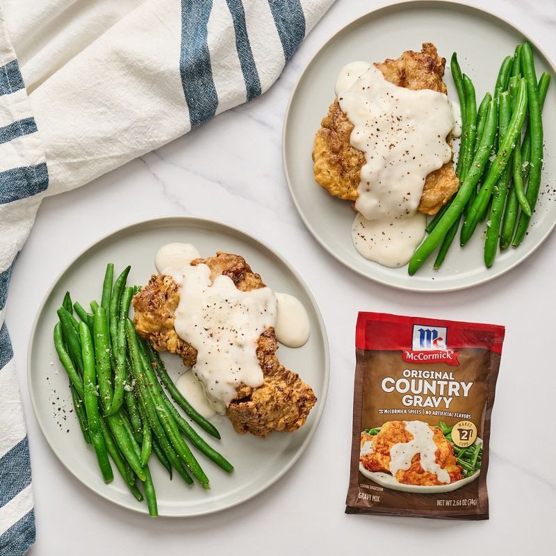 slide 12 of 20, McCormick Original Country Gravy Mix - 2.64 oz, 2.64 oz
