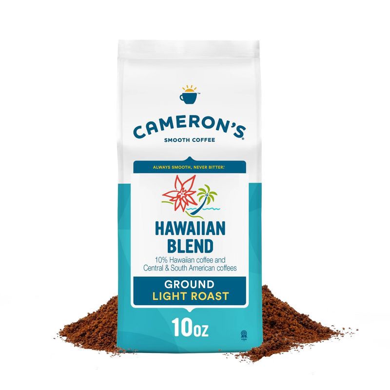 slide 1 of 3, Cameron's Coffee Cameron's Hawaiian Blend Light Roast Ground Coffee - 10oz, 12 oz