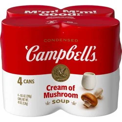 Campbell's Campbells Cream of Mushroom Soup - 10.25oz / 4ct