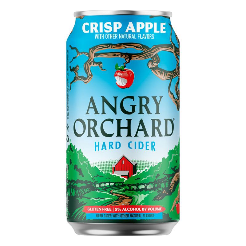 slide 2 of 7, Angry Orchard Crisp Apple Hard Cider - 12pk/12 fl oz Cans, 12 ct; 12 fl oz