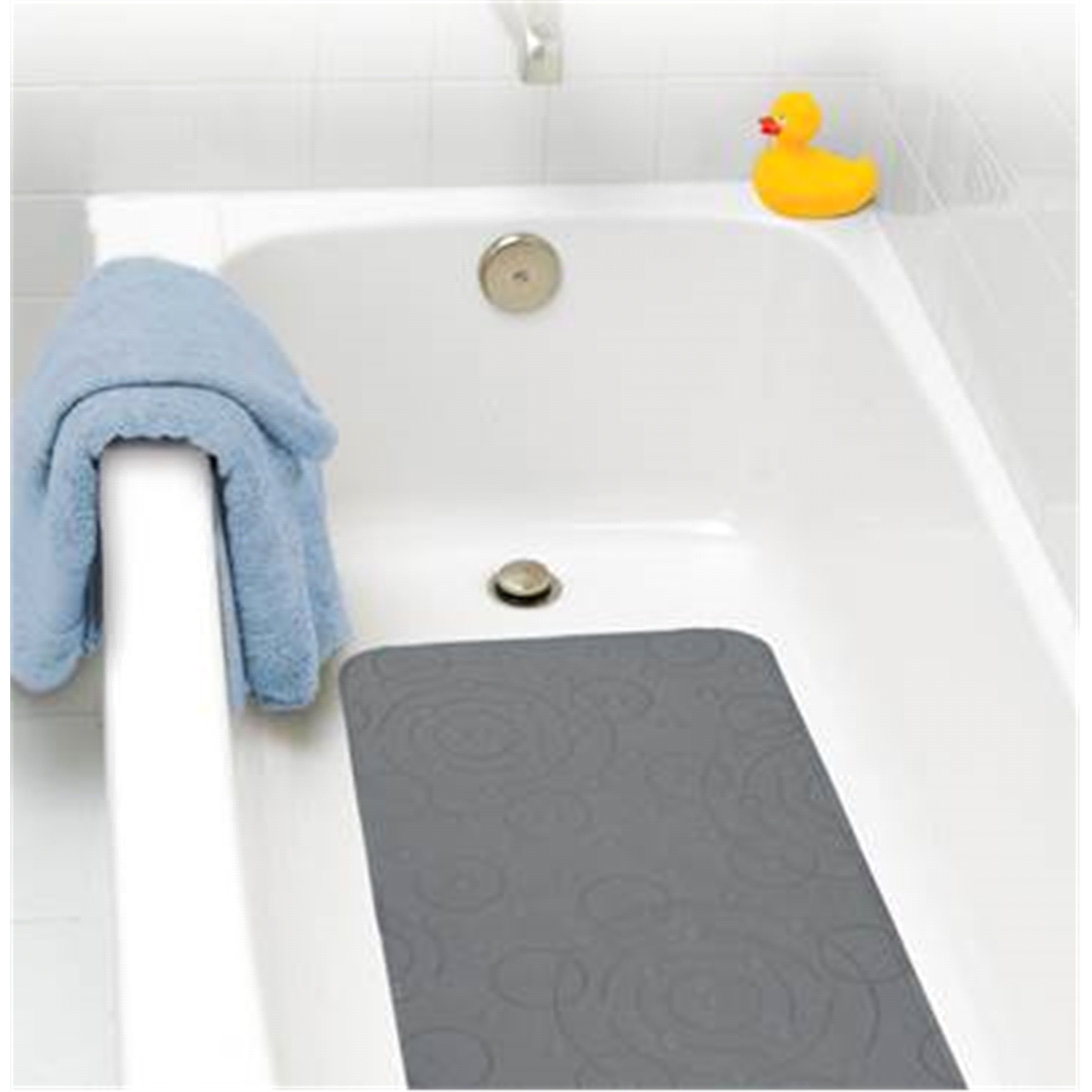 slide 2 of 2, Playtex Gray Safety Bath Mat 1 ea, 1 ct