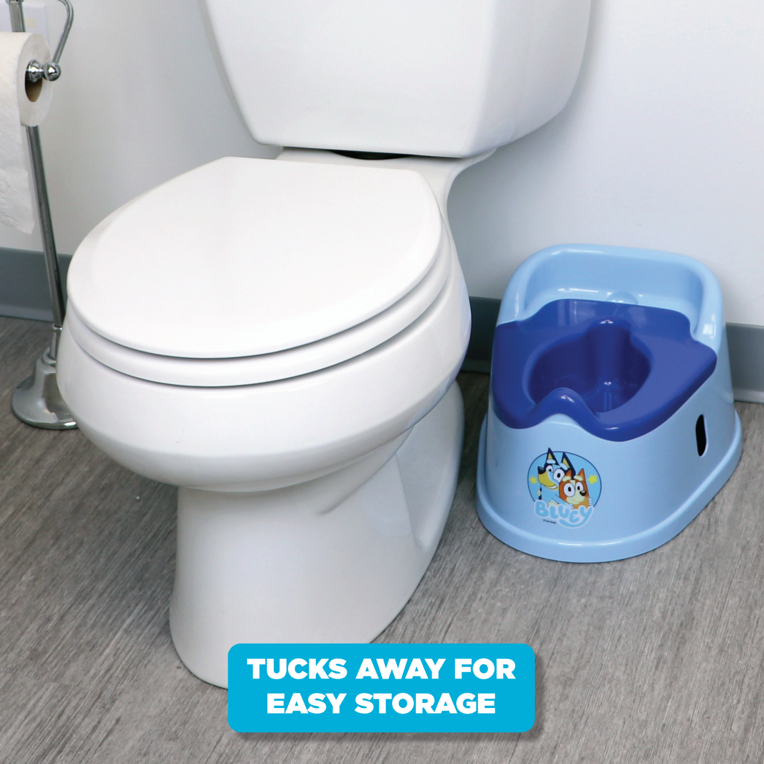 slide 2 of 4, Bluey Floor Potty Chair, 1 ct