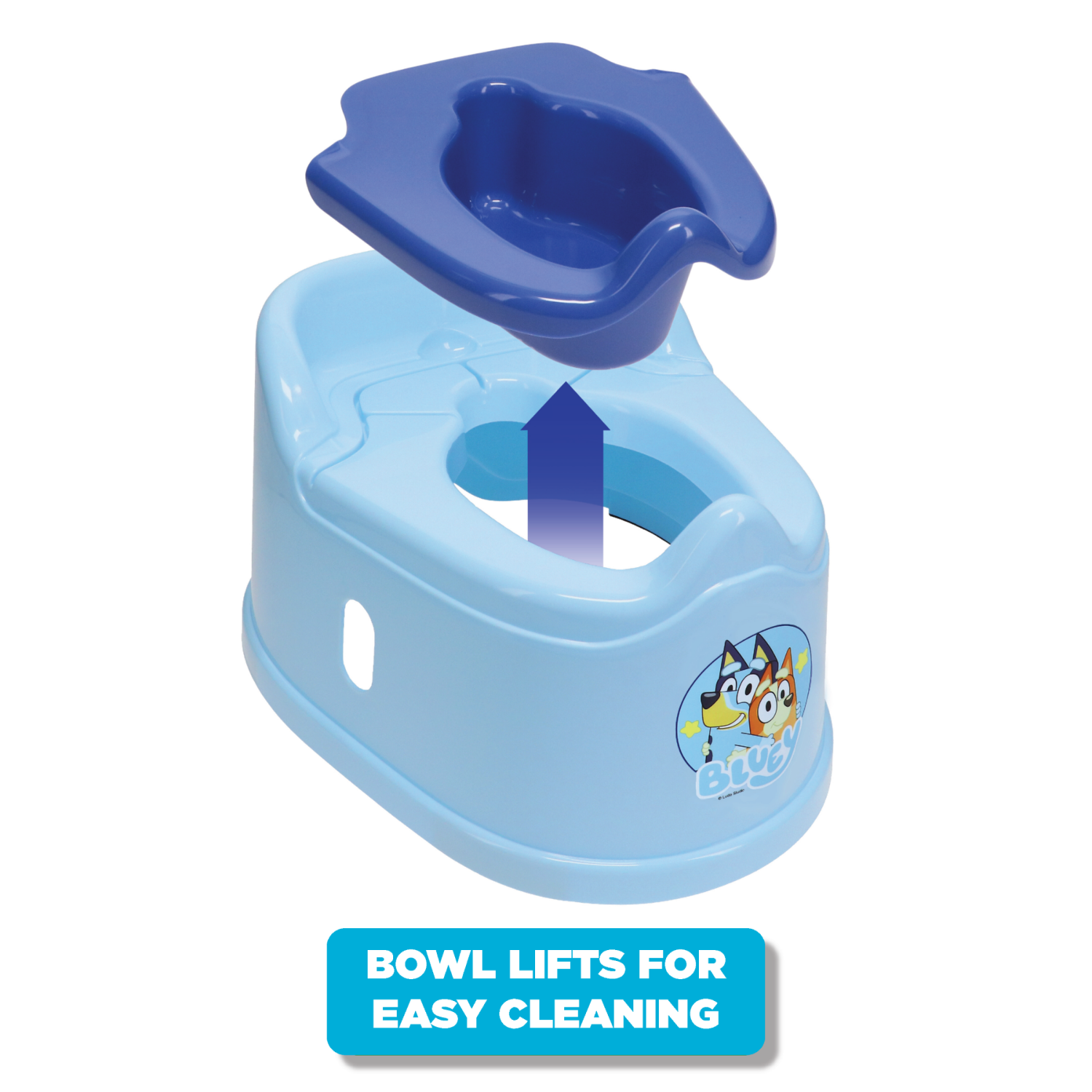 slide 3 of 4, Bluey Floor Potty Chair, 1 ct