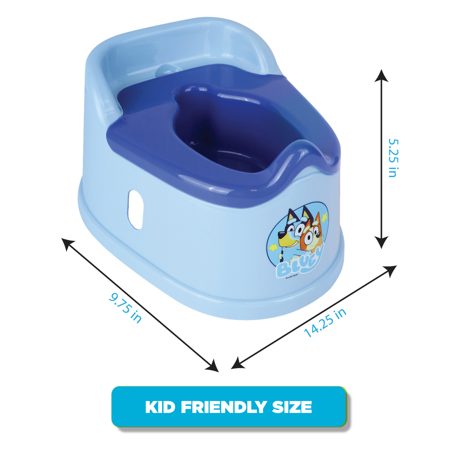 slide 4 of 4, Bluey Floor Potty Chair, 1 ct