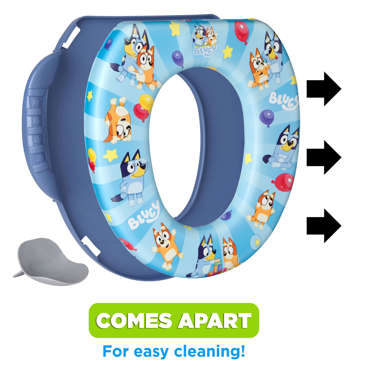 slide 3 of 8, Bluey Soft Potty Seat, 1 ct