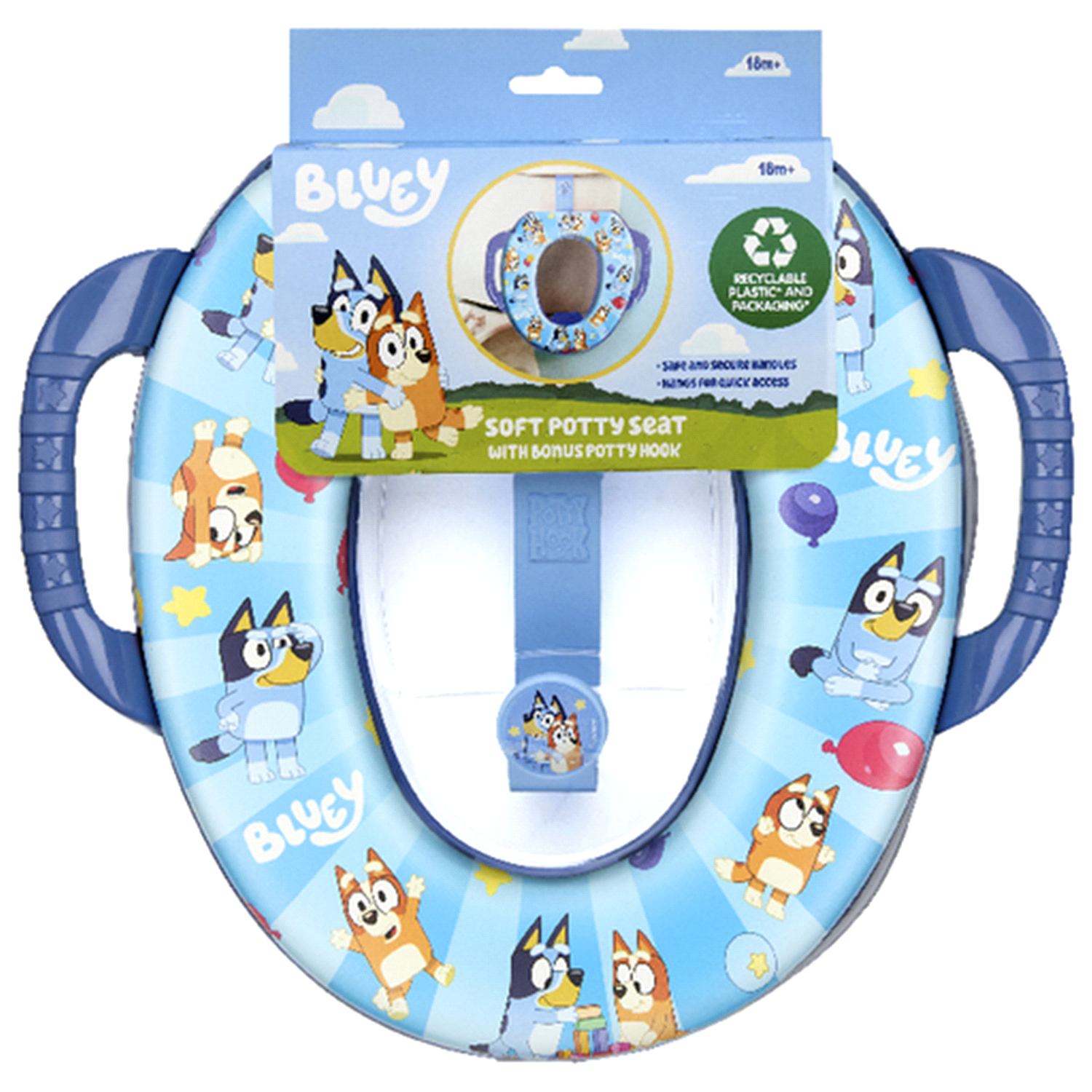 slide 1 of 8, Bluey Soft Potty Seat, 1 ct