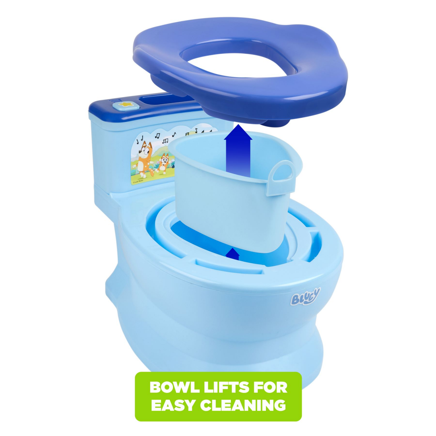 slide 2 of 4, Bluey Potty + Trainer Seat, 1 ct
