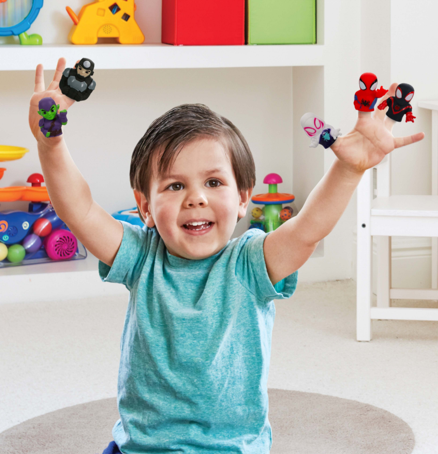 slide 4 of 5, Spidey & Friends Bath Set, 7 ct