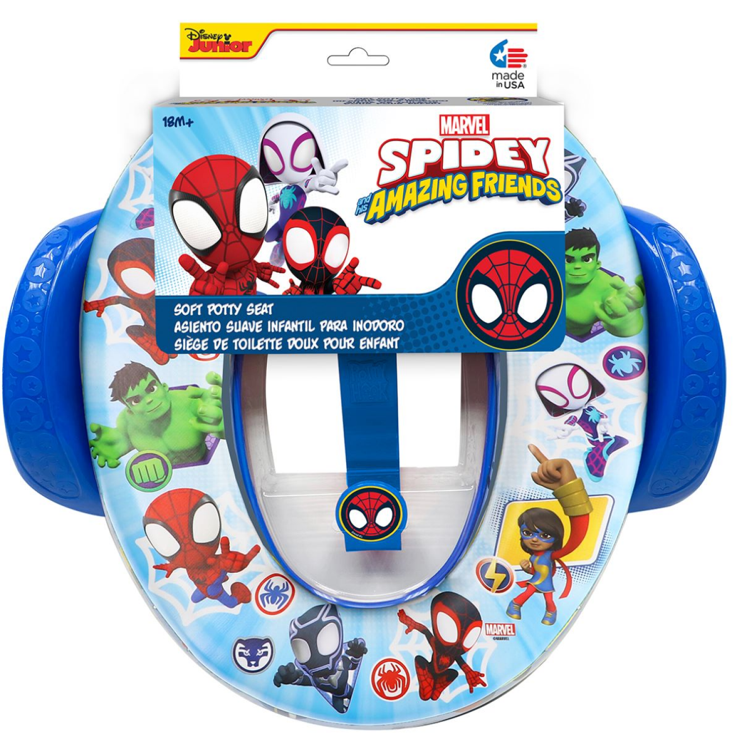 slide 1 of 2, Spidey & Amazing Friends Soft Potty Seat, 1 ct