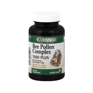 slide 1 of 1, Radiance Bee Pollen Complex 1000 Plus Coated Tablets, 100 ct