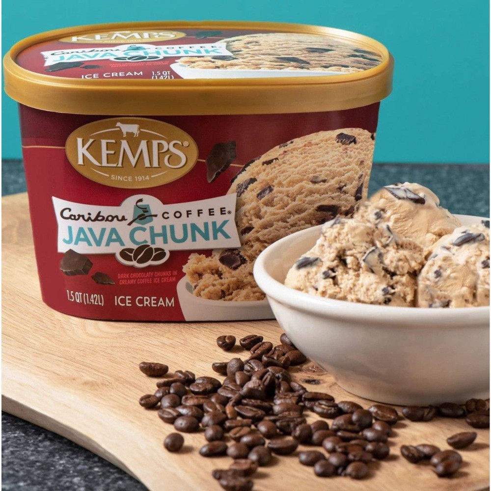 Kemps Caribou Coffee Java Chunk Premium Ice Cream 48 oz Shipt