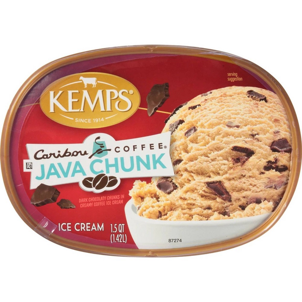 Kemps Caribou Coffee Java Chunk Premium Ice Cream 48 oz Shipt