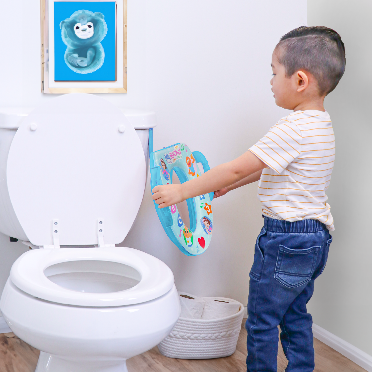 slide 4 of 5, Ms. Rachel Soft Potty Training Seat, 1 ct