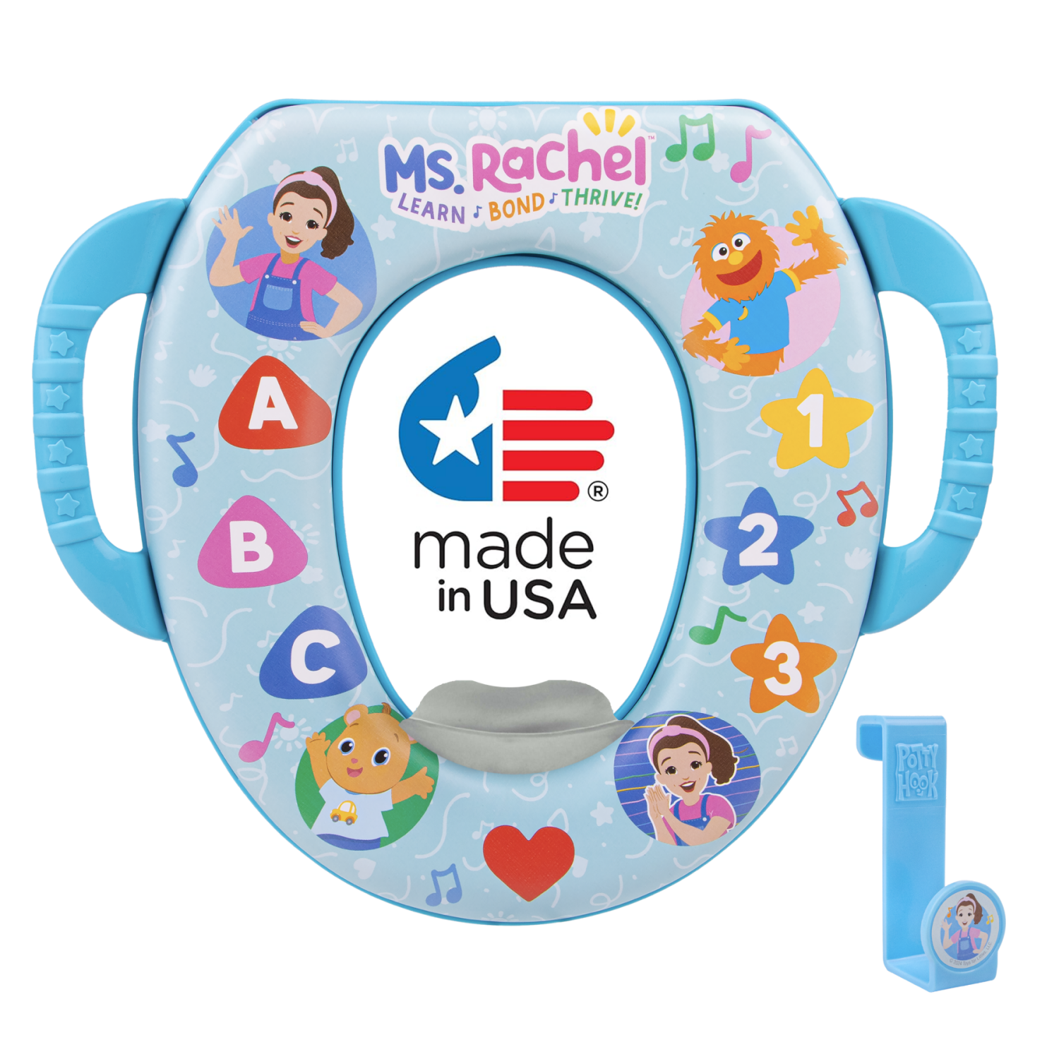 slide 1 of 5, Ms. Rachel Soft Potty Training Seat, 1 ct