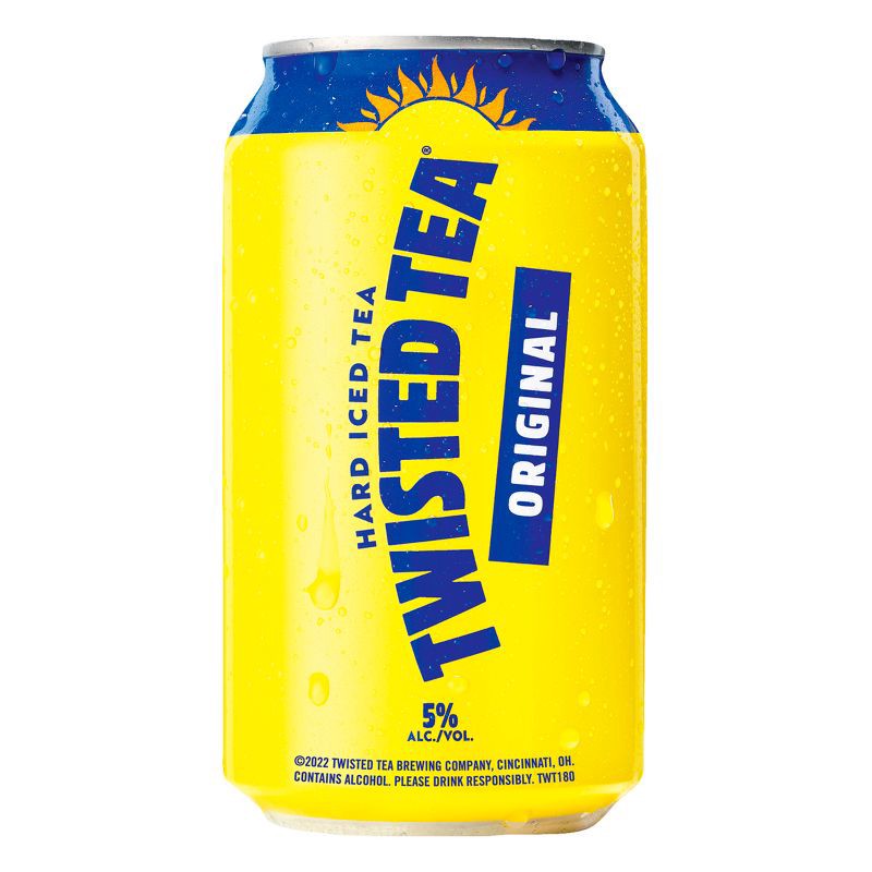 slide 2 of 10, Twisted Tea Original Hard Iced Tea - 12pk/12 fl oz Cans, 12 ct; 12 fl oz