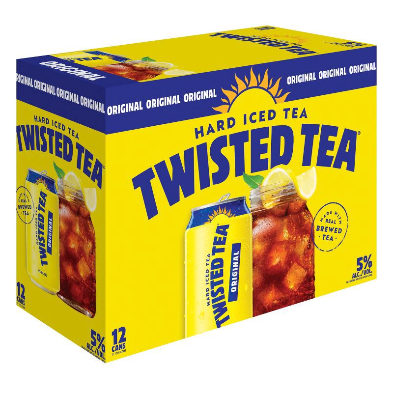 slide 4 of 10, Twisted Tea Original Hard Iced Tea - 12pk/12 fl oz Cans, 12 ct; 12 fl oz