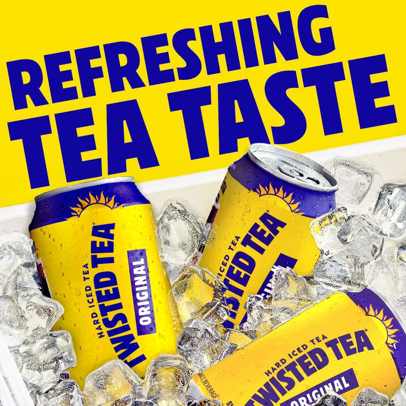 slide 4 of 10, Twisted Tea Original Hard Iced Tea - 12pk/12 fl oz Cans, 12 ct; 12 fl oz