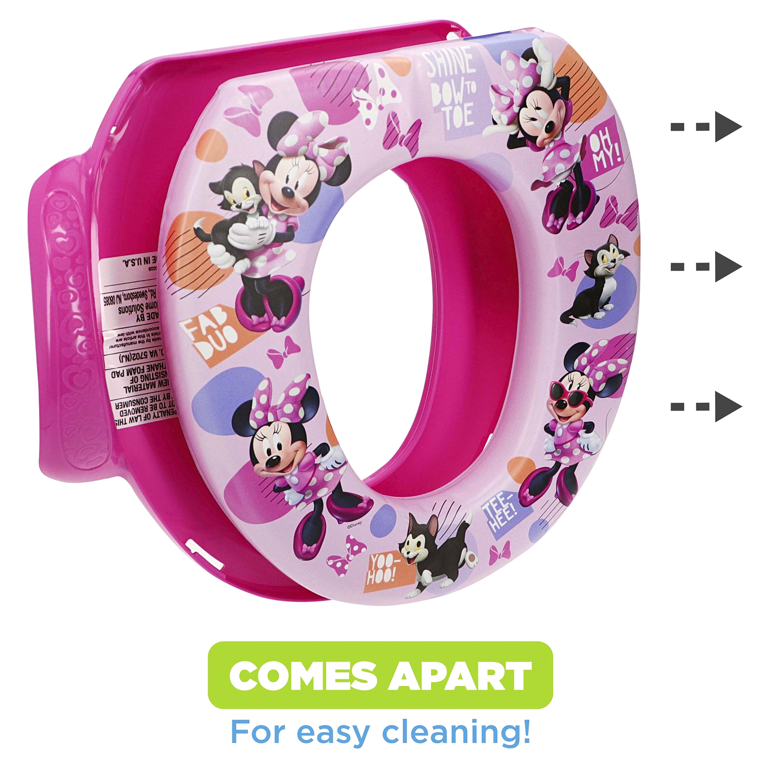 slide 3 of 5, Minnie Mouse Fab Duo Soft Potty, 1 ct