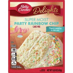 Betty Crocker Rainbow Chip Cake Mix - 15.25oz