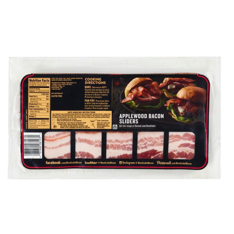 slide 5 of 8, Hormel Black Label Applewood Smoked Thick Cut Bacon - 12oz, 12 oz