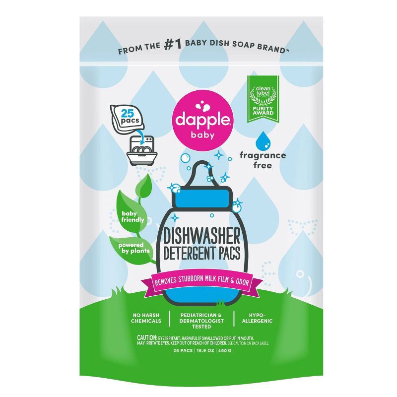 slide 1 of 5, Dapple Dishwasher Detergent - Fragrance Free - 15.9oz, 15.9 oz